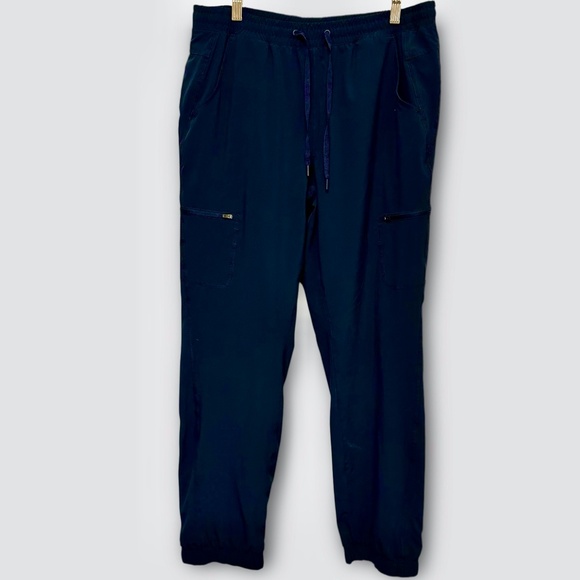 Eddie Bauer StormRepel Fleece Lined Jogger Pants 12 Navy Cargo Gorpcore Outdoor - Picture 4 of 15